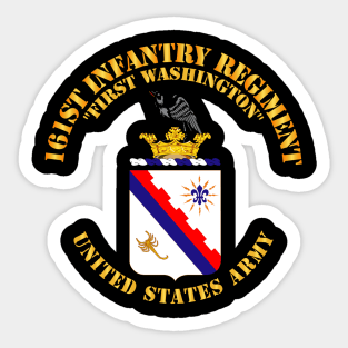 COA - 161st Infantry Regiment Sticker